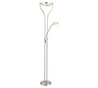 Lámpara de pie LED Hadera (20 W, Plata, Blanco cálido, L x An x Al: 35 x 30 x 194 cm)