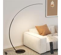 Lámpara de Pie LED Moderna de Arco - Regulable con 3 Temperaturas de Color, Ultrabrillante para Sala de Estar y Dormitorio con Control Remoto