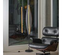 Lámpara de pie LED OSRAM Decor Flat Felt, gris, fieltro, 3000 K True