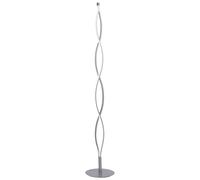 Mantra Iluminación. Modelo SAHARA. Lámpara de pie de 150 cm de altura fabricado en aluminio, acero y acrílico acabado en color plata y cromo