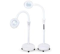 Lámpara de pie, Lupa 16X con luz Brillante, Lupa para Lectura, Belleza, manicura, Tatuaje, salón, Manualidades - Altura Ajustable Vida Interesante Moda