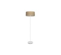 Pie salon jerte 1xe27 blanco/natural 165x40x40 cm marca fabrilamp