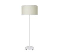 Lampara de pie metal color blanco serie moda 40cm