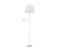 Lampara de pie metal color blanco serie rilon 40cm