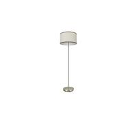 Pie salon de pantalla bicolor cuero/beis modelo soprano fabrilamp
