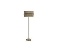 Fabrilamp lampara pie salon modelo kala acabado cuero de