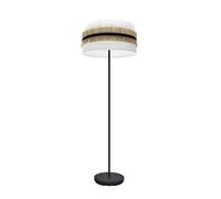 Lampara de pie metal color negro serie angola 40cm