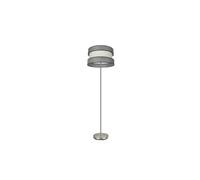 Abrila Home Níquel/Gris-Beis - Lámpara Pie Salón Moderno 1Xe27