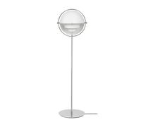 GUBI Lámpara de pie Multi-Lite cromo-blanco