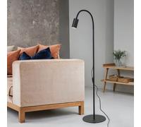 Lámpara De Pie Negra De Metal 120Cm Moderna Para La Sala De Estar Práctica EYE