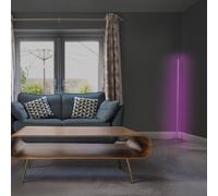 Lámpara de pie OSRAM SMART+ WiFi CORNER MAGIC plateada 140 cm RGB