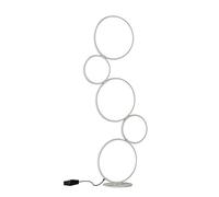 LÁMPARA DE PIE RONDO LED 36W REGULABLE LUZ CÁLIDA 3000K EN COLOR METAL BLANCO MATE CON INTERRUPTOR 422610531