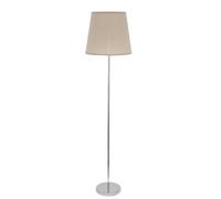 Lampara de pie salon maldivas 1xe27 cromo/piedra 40d de fabrilamp.
