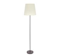 Lampara de pie salon maldivas 1xe27 marron/beis 40d de fabrilamp.