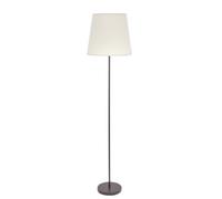 Lampara de pie salon maldivas 1xe27 marron/sancho 40d fabrilamp.