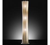 Lámpara de pie Slamp Bach, altura 161 cm, dorada True