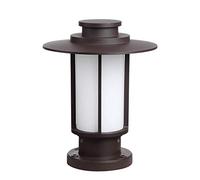Lámpara de Pilar Simplicidad de Estilo Europeo Lámpara de Columna de Aluminio antioxidante Impermeable Luz de Poste LED para Exteriores Garaje Pabellón Patio Iluminación del Patio
