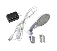 Lámpara de Pinza de Acuario | Lámpara Antideslumbrante Con Abrazadera - Luz de Acuario de Color Ajustable - para Propietarios, Principiantes, Entusiastas, Cafetería, Dormitorio y Salón