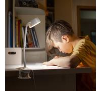 Lámpara de pinza LED OSRAM Office Line Cylinder, blanca, CCT, atenuable