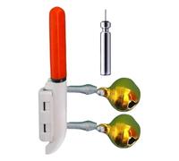 Lámpara de pinza para caña de pescar - Lámpara de luz | Alerta de pescado recargable impermeable para principiantes y entusiastas | FishinNg Glows Sticks para pescadores profesionales, pesca
