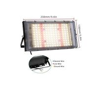 Lámpara de Planta, Full Spectrum 380-840nm Sunlight Growth Light LED Plant Grow Light Indoor greenhouse(300W NO plug)