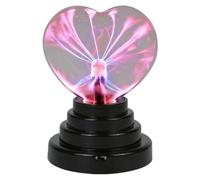 Lámpara de plasma - 10 x 10 x 14,5 cm Interactive Ball With Colorful Electric Light Effects For Home, Office, Bedroom, or Party Decor, Touch-Activated Plasma Globe For Science Education, Fun Kids Toy,