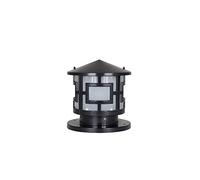 Lámpara de Poste E27 Impermeable para Exteriores de Estilo Chino, lámpara de Columna de Pared Cuadrada para jardín y Comunidad, luz de Pilar para Puerta de jardín y Villa
