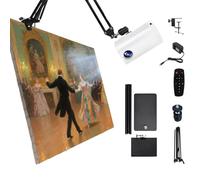 Lámpara de proyección artística, proyectores portátiles para Dibujar, proyectores Inteligentes para niños y Adultos, Mesa de Pintura y Herramientas de Escritorio.(White,1.95m)