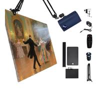 Lámpara de proyección artística, proyectores portátiles para Dibujar, proyectores Inteligentes para niños y Adultos, Mesa de Pintura y Herramientas de Escritorio.(Blue,1.95m)