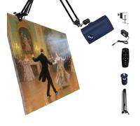 Lámpara de proyección artística, proyectores portátiles para Dibujar, proyectores Inteligentes para niños y Adultos, Mesa de Pintura y Herramientas de Escritorio.(Blue,0.6m)