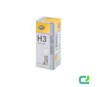 Lámpara De Proyector 24 V 70 W H3 PK22s Transparente HELLA HEAVY DUTY