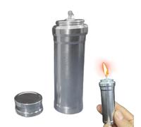 Lámpara de quemador de alcohol, 30 ml, aleación de aluminio, lámpara de quemador de alcohol para exteriores, iluminación compacta para trabajo de laboratorio, jardín, camping, actividades al aire