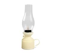 Lámpara de queroseno vintage LED, lámpara de aceite sin llama operada por batería, lámpara de mesa retro farol de granero para uso en interiores, iluminación de emergencia, decoración del hogar