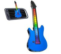 Lámpara De Recolección De Sonido De Aromaterapia De Automóviles, Clip De Ventilación De Fragancia En Forma De Guitarra, Ambientador De Aire Ligero De Atmósfera LED, Potencia Conveniente, Audiovisual D