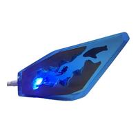 Lámpara de resina, adorno de luz nocturna con patrón de ballena buzo, lámpara LED creativa multiusos de mesa, luz nocturna decorativa, con un estilo único de regalos de vacaciones, regalos de