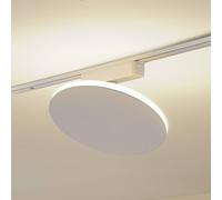 Lámpara de riel LED Lindby Lumaro, blanca, aluminio, 48 V, atenuable