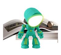 Lámpara de robot, luminosa LED con forma de dibujos animados | lámpara de escritorio | Para cumpleaños, Pascua, vacaciones, casa, dormitorio, lectura, aprendizaje, relajación