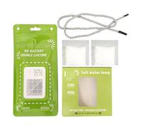 Lámpara de Sal,3 Modos Linterna de Bolsillo para Exteriores | Lámpara LED Alimentada por Agua Salada - para Picnic, Senderismo, Mochilero, Viajes, Desplazamientos Diarios y Exploración Urbana