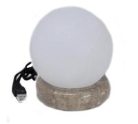 Lámpara de sal blanca USB - 9 cm (multi)