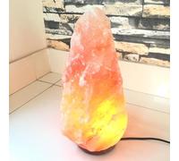Lámpara de sal de roca de cristal rosa/naranja holística natural hecha a mano terapéutica IONES curativa natural de 8-12 kg. 100% Premium