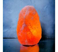 Lámpara de Sal del Himalaya Natural 4-6 Kg Tamaño L con regulador de intensidad, luz ambiental relajante, purificador de aire, reduce la alergia y el insomnio, para la meditación y el bienestar