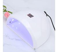 Lámpara de Secado de Uñas LED UV, Máquina de Secado de Gel de Uñas Eficiente para Manicura, Secador de Esmalte de de 36W para Uso Doméstico (WHITE)