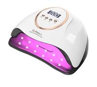 Lámpara de secado for manicura con 72 LED, 300 W, UV , for curar esmalte gel temporizador inteligente, herramientas profesionales for salón uñas(BM-9)