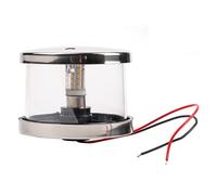 Lámpara de señal Ancla redonda LED IP66 Luz de navegación Alto brillo Impermeable Luz para yates y barcos marinos DC12V 24V Acero inoxidable transparente Material PA PC