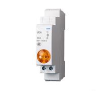 Lámpara de señal DIN JD9 CA/CC, 24 V, IP20, plástico ignífugo, 82 x 66 x 45 mm, lámpara indicadora para circuitos de control, telecomunicaciones, industria, larga vida útil, 30.000 h, par de giro 0,8