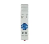 Lámpara de señal DIN JD9 CA/CC, 24 V, IP20, plástico ignífugo, 82 x 66 x 45 mm, lámpara indicadora para circuitos de control, telecomunicaciones, industria, larga vida útil, 30.000 h, par de giro 0,8