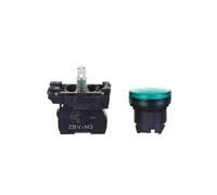 Lámpara de señalización 22mm verde 230V AC XB5AVM3 Harmony XB5