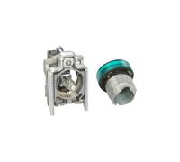 Lámpara de señalización 22mm verde 24V AC/DC Harmony XB4 XB4BVB3