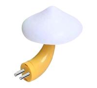 Lámpara de seta para enchufar, luz nocturna de hongo, lámpara enchufable con detección de luz | Iluminación de ambiente con control táctil para adultos y protección de ojos para dormitorio