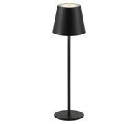 Lámpara de sobremesa a batería Euria (3 W, L x An x Al: 11 x 11 x 37 cm, Blanco cálido, Negro)